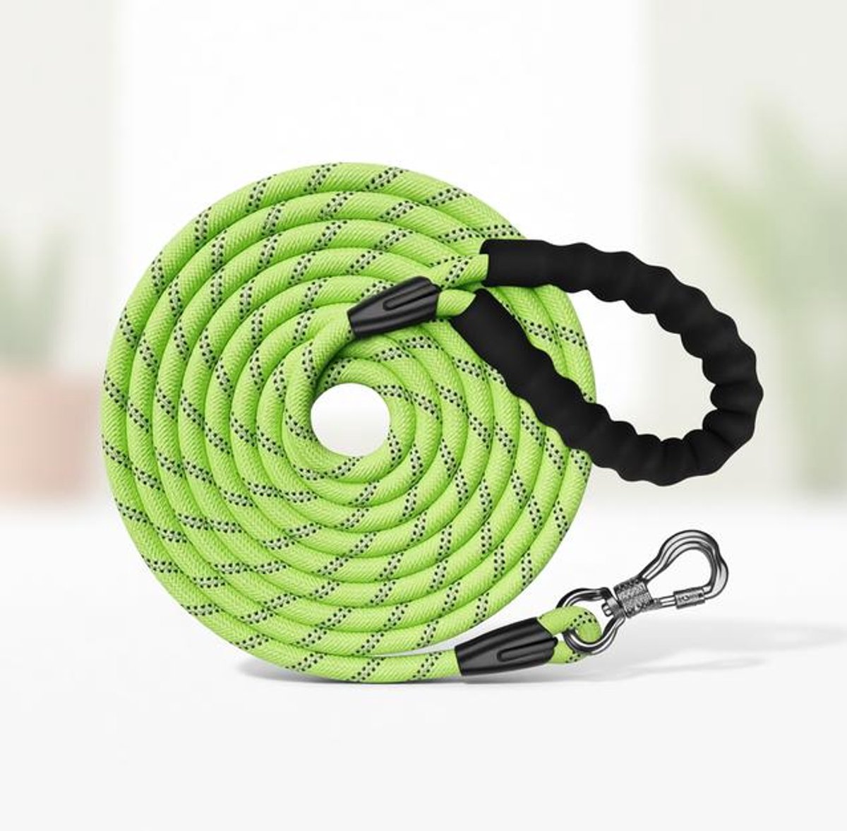 ElleMooi Looplijn voor honden 30 m - Trainingslijn met comfortabele handgreep en afsluitbare karabijnhaak - Geschikt voor alle hondenrassen