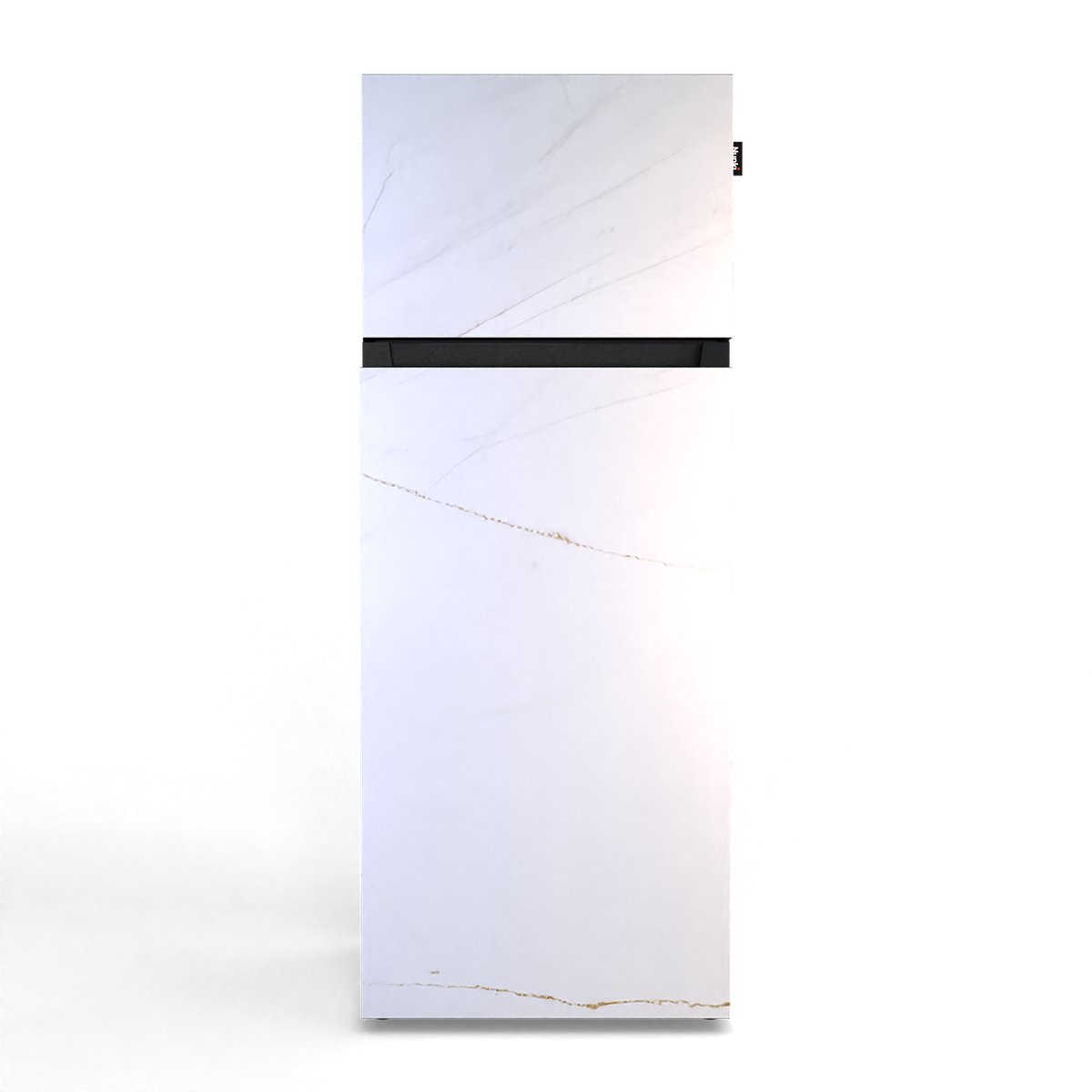 Nunki MEDIUM-FETH / Dubbel-Deurs Koelkast, E Klasse, 206l, Witte Marmerlook Ethereal Glow, Satin (FRONT only)