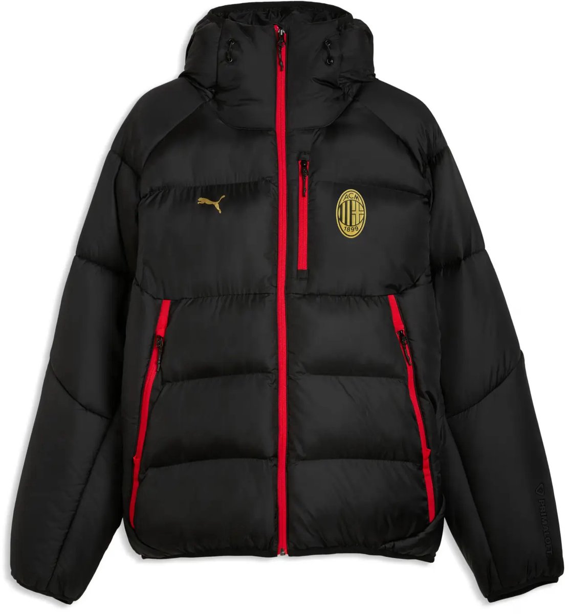 Milan AC donzen jasje Tech 2025/26 Zwart
