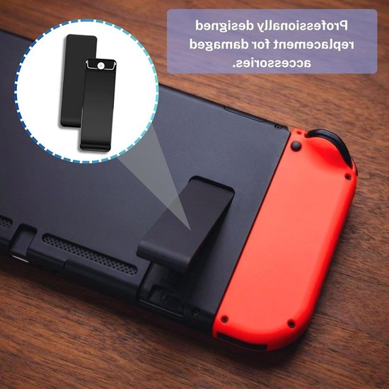 Vervangende Kickstand voor Nintendo Switch Console - Stevige Standhouder en Reserveonderdeel voor Gaming — afbeelding 2