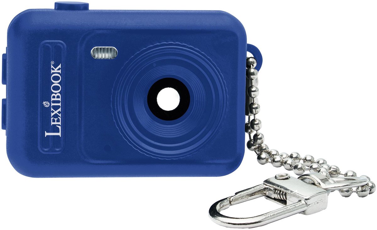 Sleutelhanger Miniatuur Digitale camera Lichtblauw met ingebouwd flashgeheugen – foto 5