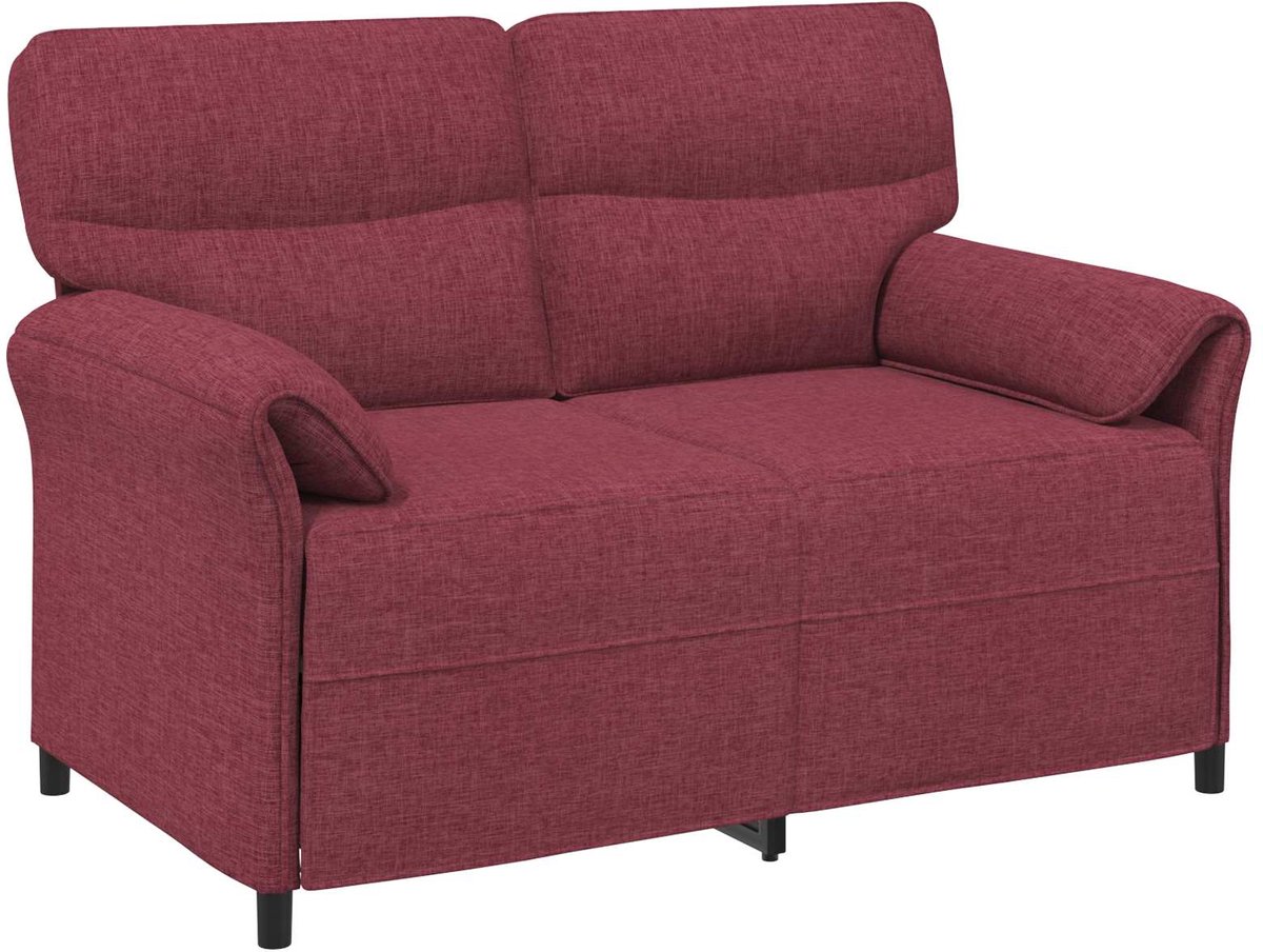 vidaXL - Bank - 100% - polyester - metalen - frame - MDF, - Multiplex
