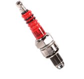 Dailygoods - GY6 Spark Plug - Hoogwaardige Bougie - Sterke vonken - 10 mm - Brandstofefficiëntie - Verbeterde motorprestaties - Geschikt voor motoren...
