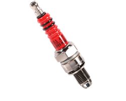 GY6 Spark Plug Stainless Steel and Ceramic 3 Electrodes Spark Plugs High Fuel Efficiency Strong Sparks-Spark Plug Moto - ShopVlot