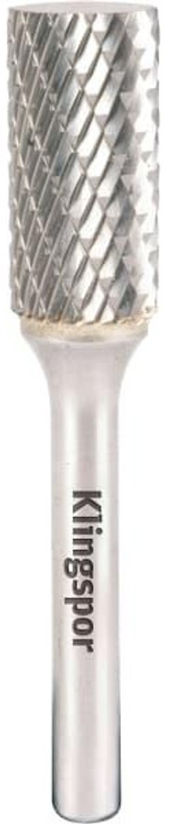 Klingspor HF 100 A Carbide Freesstift – Cilindrisch 12.7 x 25 mm – 6 mm Schacht – Kruisvertanding – Hardmetalen Roterende Vijl – 295609