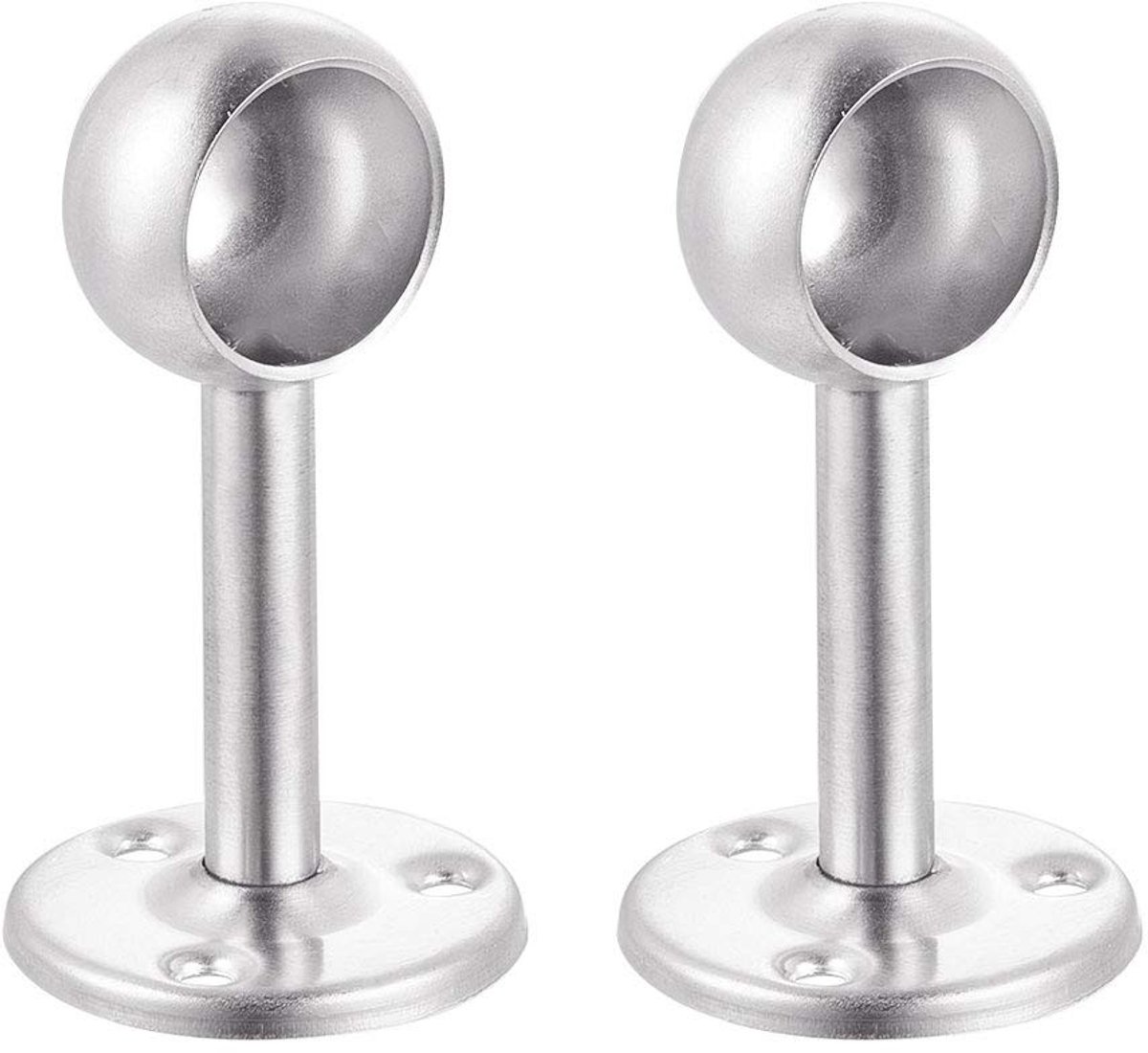 Byshayne - Garderobe Hanger - 2 stuks - Roestvrij staal - Kledingbar Ondersteuning - Handd