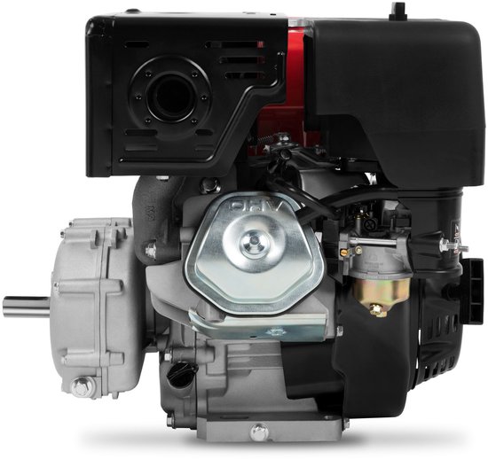 EBERTH 15 pk 11,03 kW benzinemotor, stationaire motor, kartmotor, aandrijfmotor met oliebadkoppeling, as met een diameter van 22 mm, elektrische start, 17 Ah 12 V-accu, olieniveaubeveiliging, 4-takt, 1 cilinder, cilinderinhoud 420 cc, luchtgekoeld van Merkloos	 — afbeelding 4