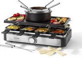 Salter Elektrische Raclette Grill & Fondue - Pan - Vorken - Pannetjes