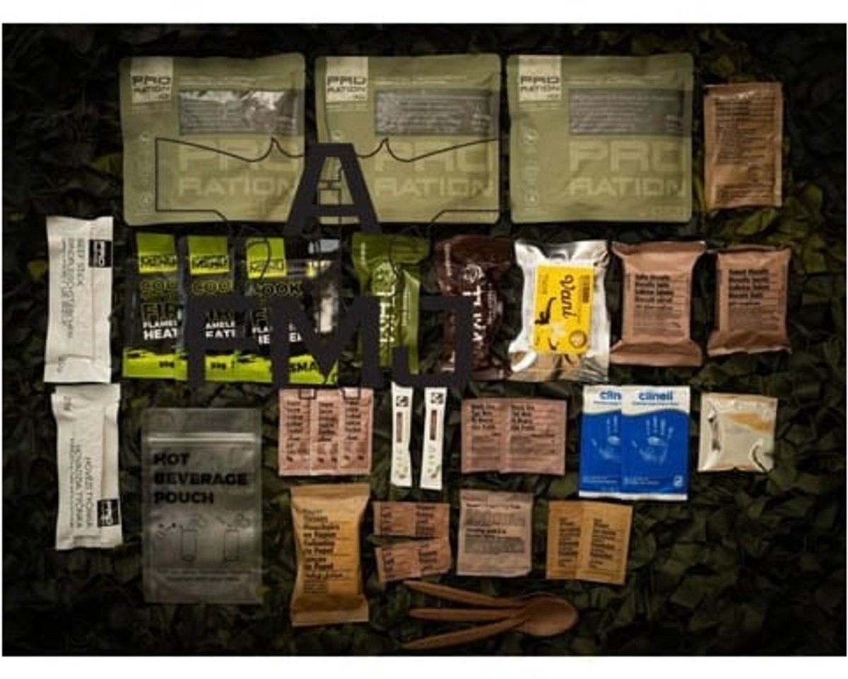 Pro-Ration Ultimate Tactical Ration FULL DAY MENU V