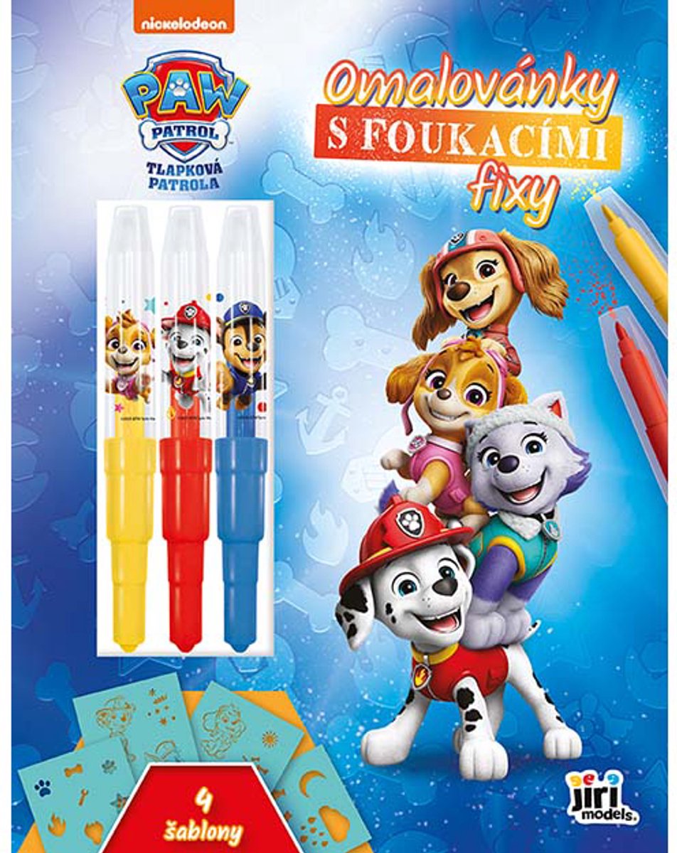 Kleurboek met blazende markeringen Paw Patrol - UNI