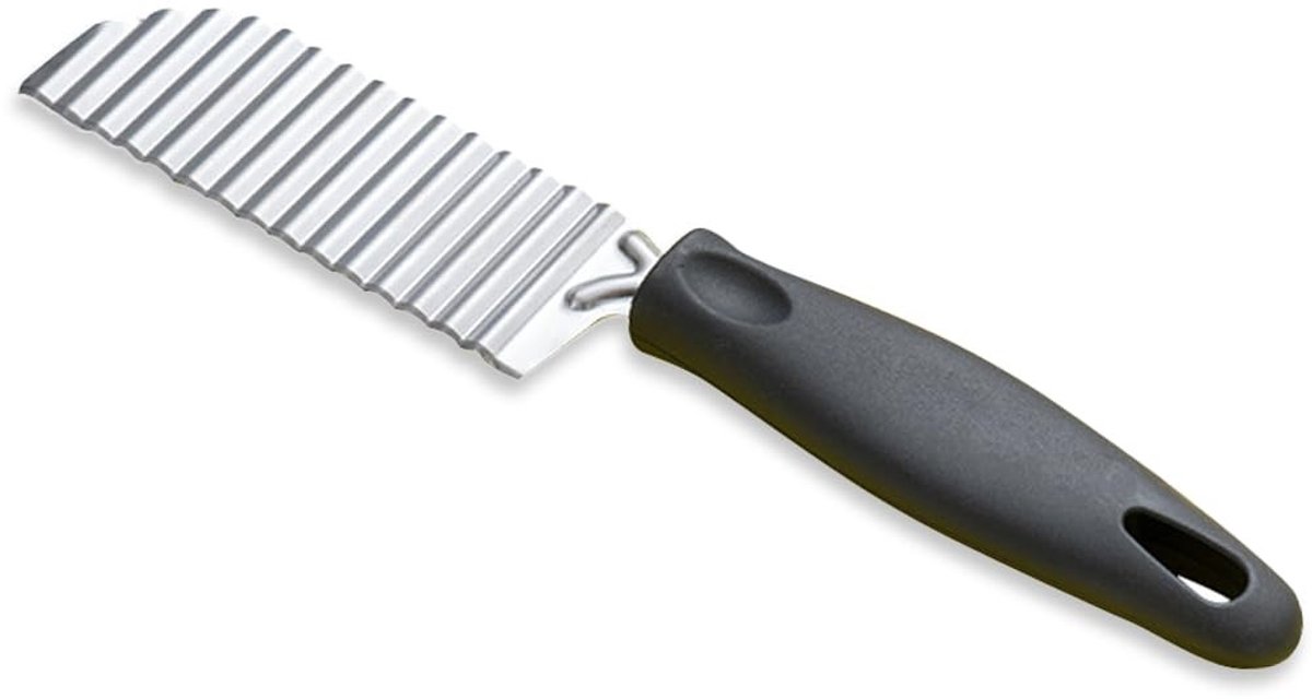 NTHProducts - Golf Cutter - Golf Snijder - Ergonomische Golf Snijder voor Aardappelen - Crinkle Chip Cutter - Geschikt voor Volwassenen en Kinderen