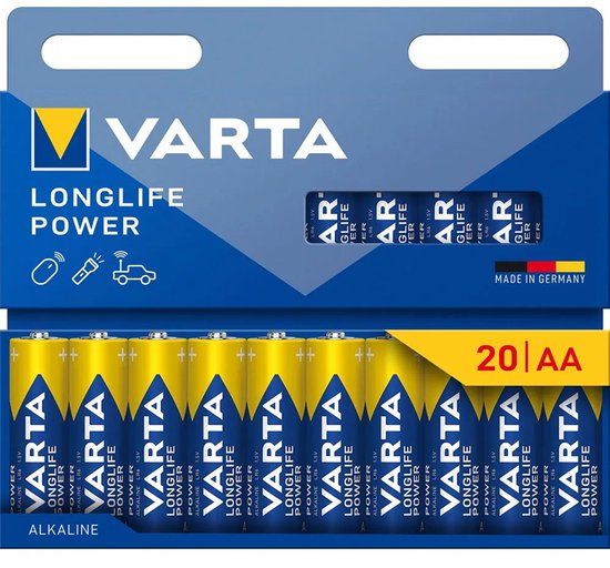Varta Longlife Power AA Pack 20 stuks