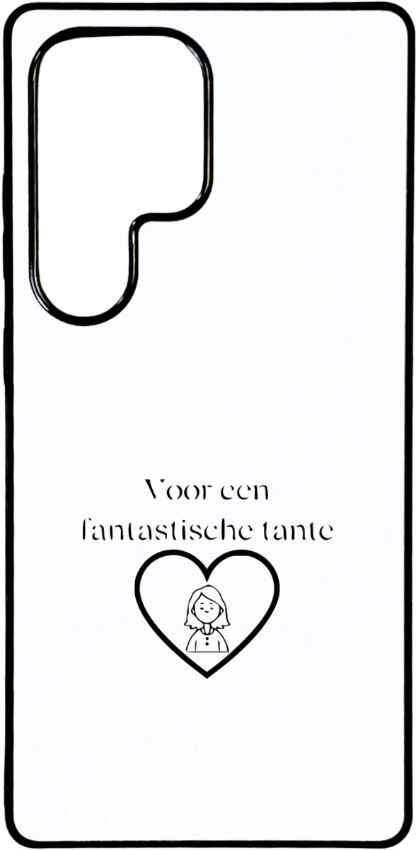 Hacebo® - Voor een fantastische tante telefoonhoesje - Tante - beste tante ever - telefoonhoesjes - Tante cadeau - Cadeau tante - Familie cadeau - Bedankje - Bedank cadeau - hoesje geschikt voor Samsung Galaxy S25 Ultra