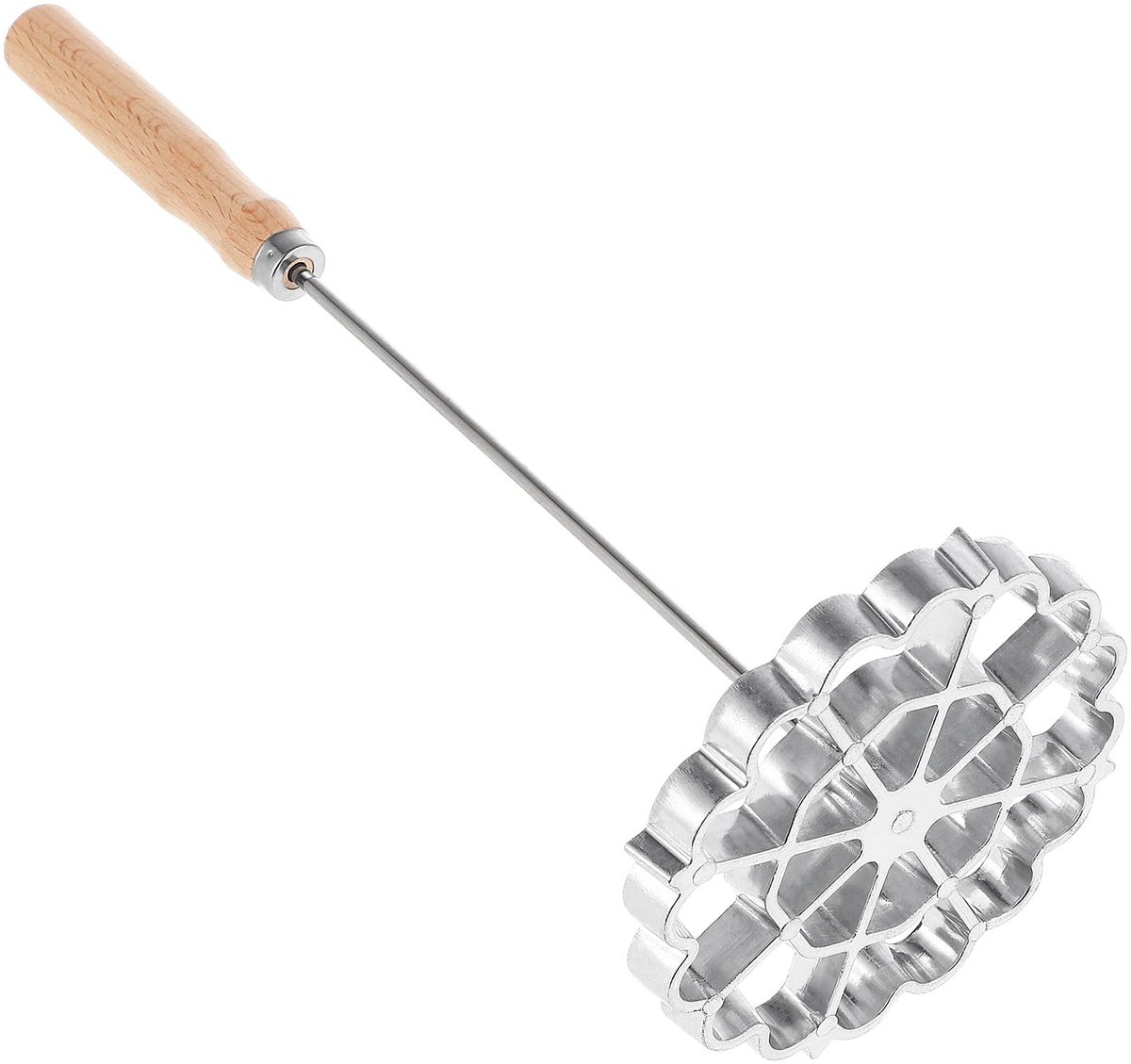 Allecto - Wafelvorm - Creatieve bakvorm - Aluminium - Rosette vorm - Ideaal voor desserts - Geschikt voor koekjes en wafels
