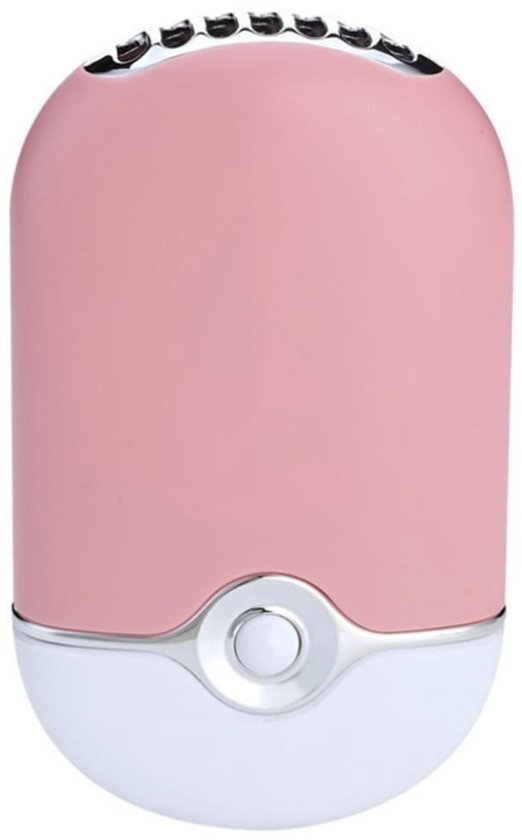 Mini USB-ventilator voor wimperextensions en nagelstyling, compacte tafelventilator met stabiele stand, plastic behuizing, GELLDG