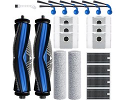 GELLDG Stofzuigeraccessoiresets - 21 Stuks - Geschikt voor ECOVACS DEEBOT T80 OMNI - Complete vervangset met 2 hoofdborstels, 4 filters, 6 zijborstels, 2 borstelrollen, 6 stofzakken en 1 reinigingsborstel
