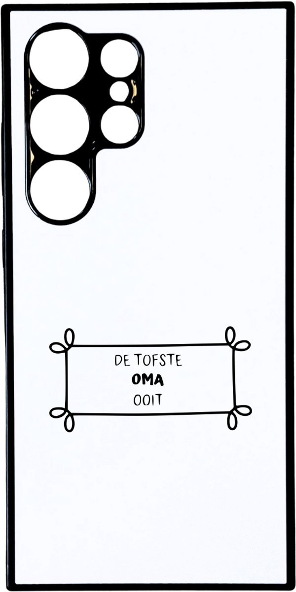 Hacebo® - De tofste oma ooit telefoonhoesje - Oma - Familie - telefoonhoesjes - Cadeau - hoesje geschikt voor Samsung Galaxy S24 Ultra