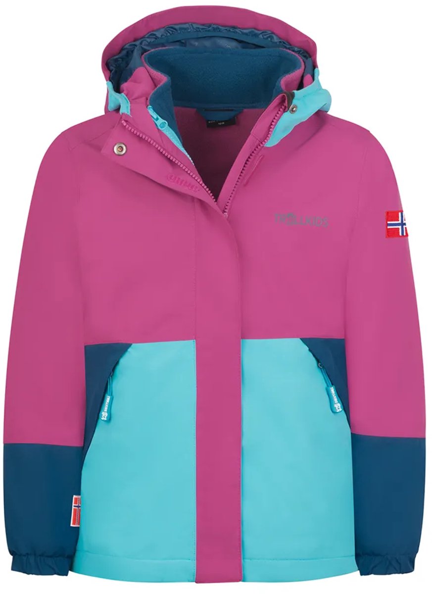 Trollkids Kjerag Jas cm Kinderen Turquoise