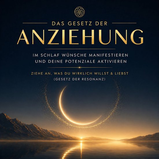Das Gesetz der Anziehung: Im Schlaf Wünsche manifestieren u ... - cover