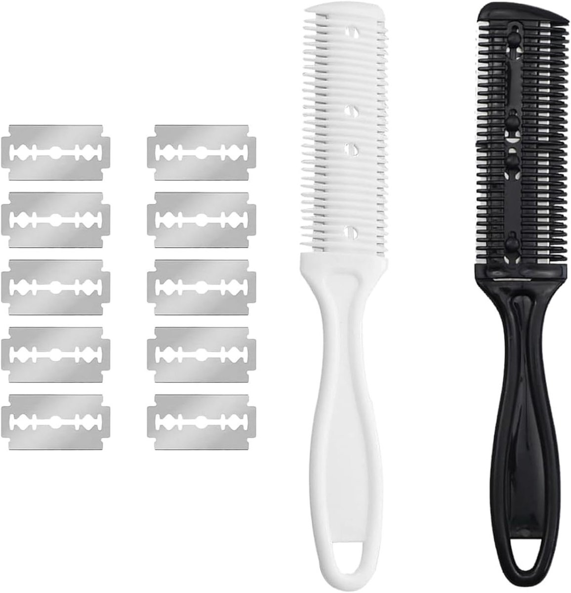 Professionele Haarverwijderingskam Set - 2 Stuks Haartrimmer, Droogkam en Scheerkam voor Thuisgebruik
