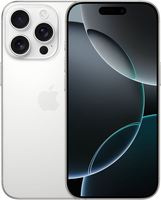 Coolblue refurbished Refurbished iPhone 16 Pro 128GB White Titanium (Licht gebruikt)