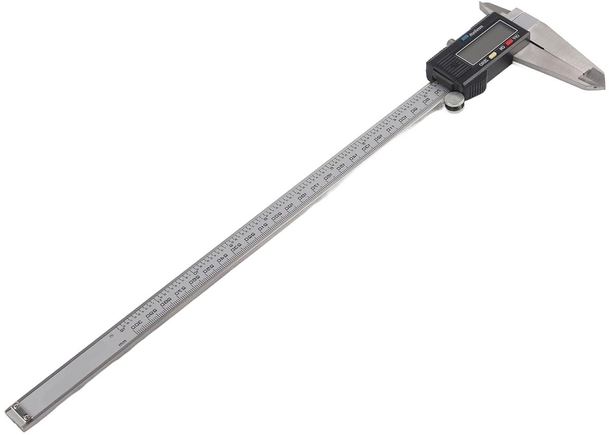 Digitale Schuifmaat 300mm - Elektronische Vernier Schuifmaat van Gehard RVS met Groot LCD Scherm voor Nauwkeurige Metingen van Kleine Onderdelen en Machines