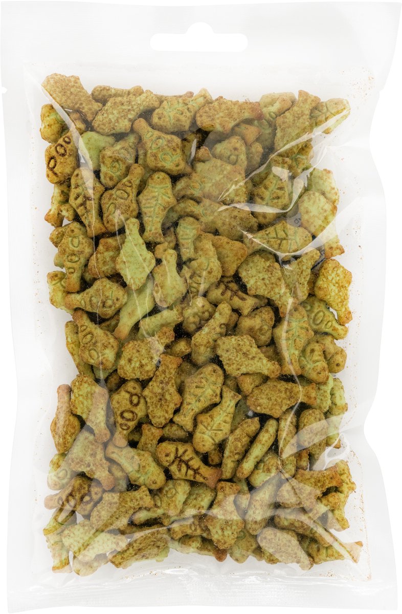 Kyra's Kattensnacks Zalmbiscuitjes met Munt (100gr) - Kattensnoepjes - Kattenvoer - Frisse Adem & Gebitsverzorging – Krokante Beloning