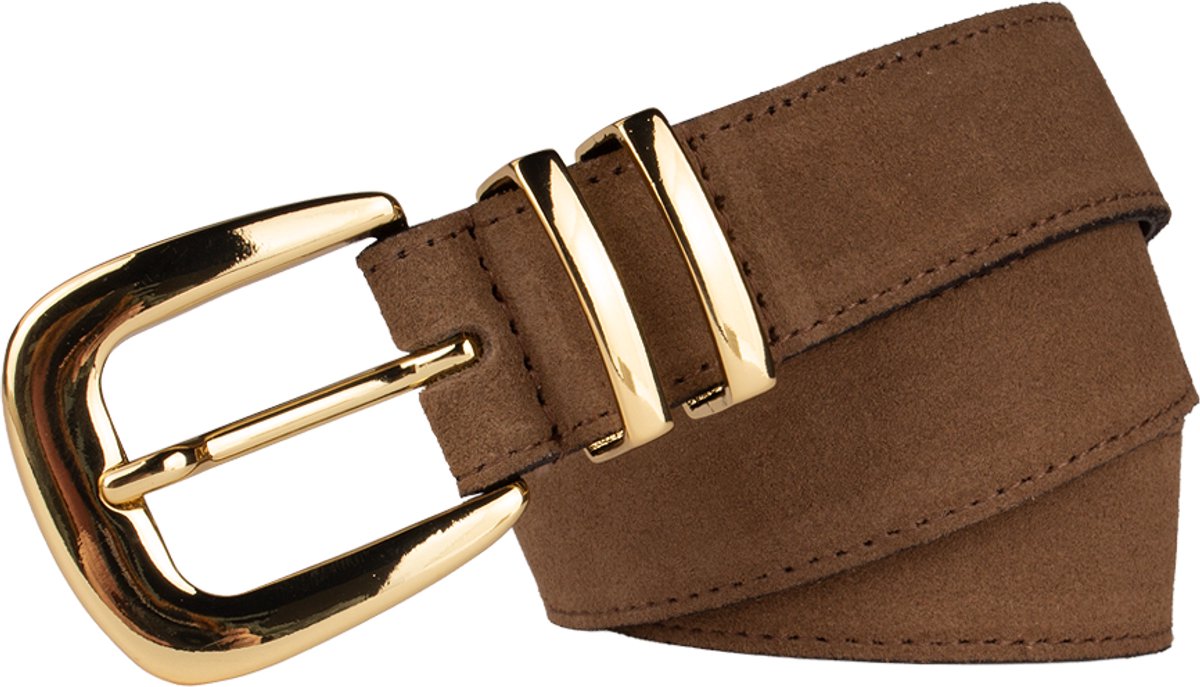 Legend Dames - Leren riem - Taupe - 85cm