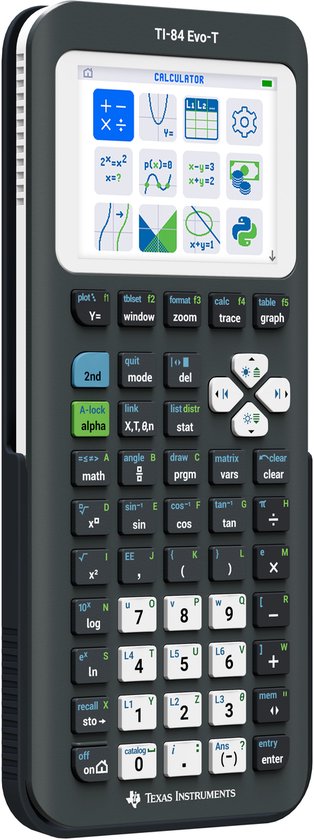 Texas Instruments - TI-84 Evo-T - Grafische Rekenmachine - Examenstand