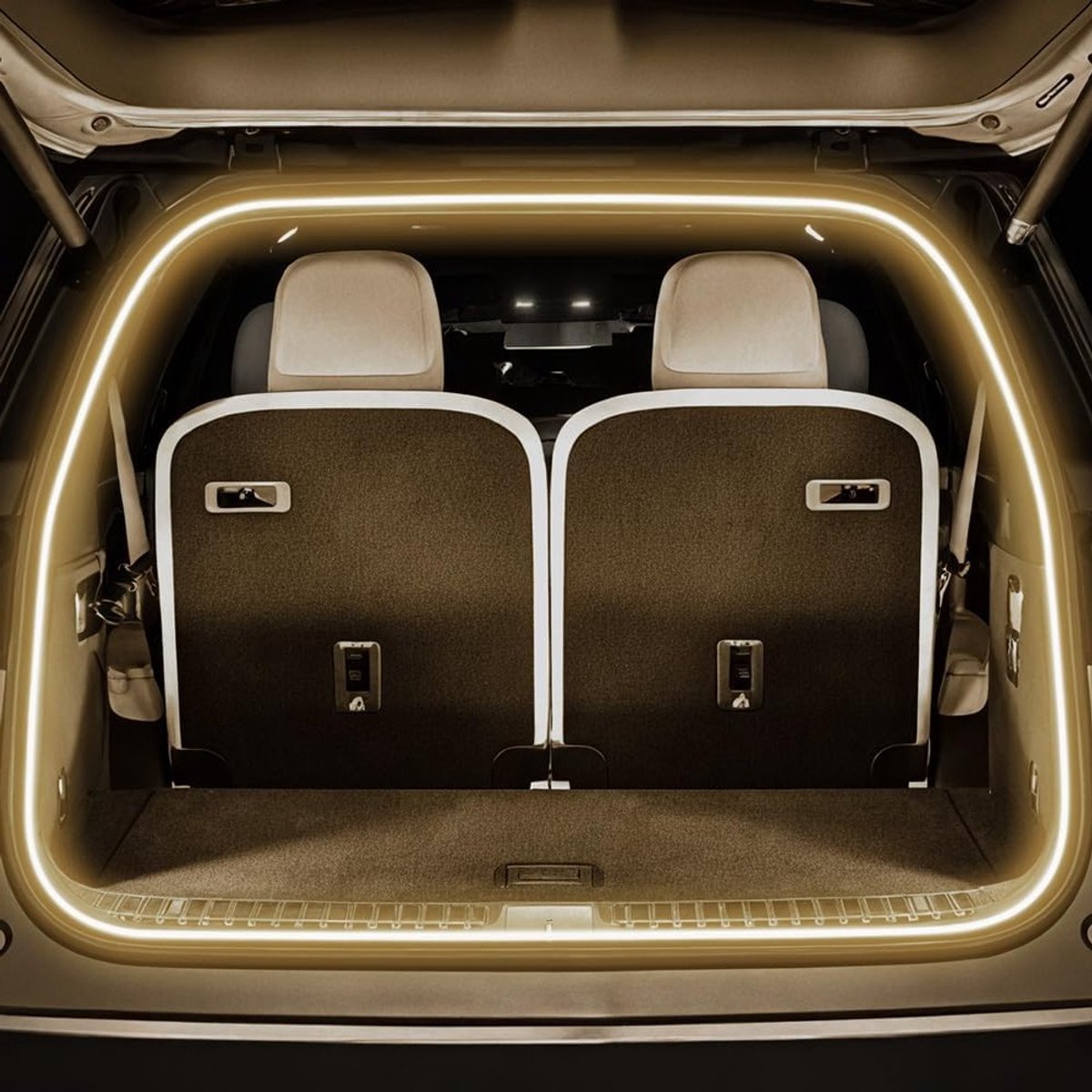 Dynamische LED strip voor kofferbak met inductiesensor, universele verlichting voor auto, SUV en vrachtwagen, 2 meter lang
