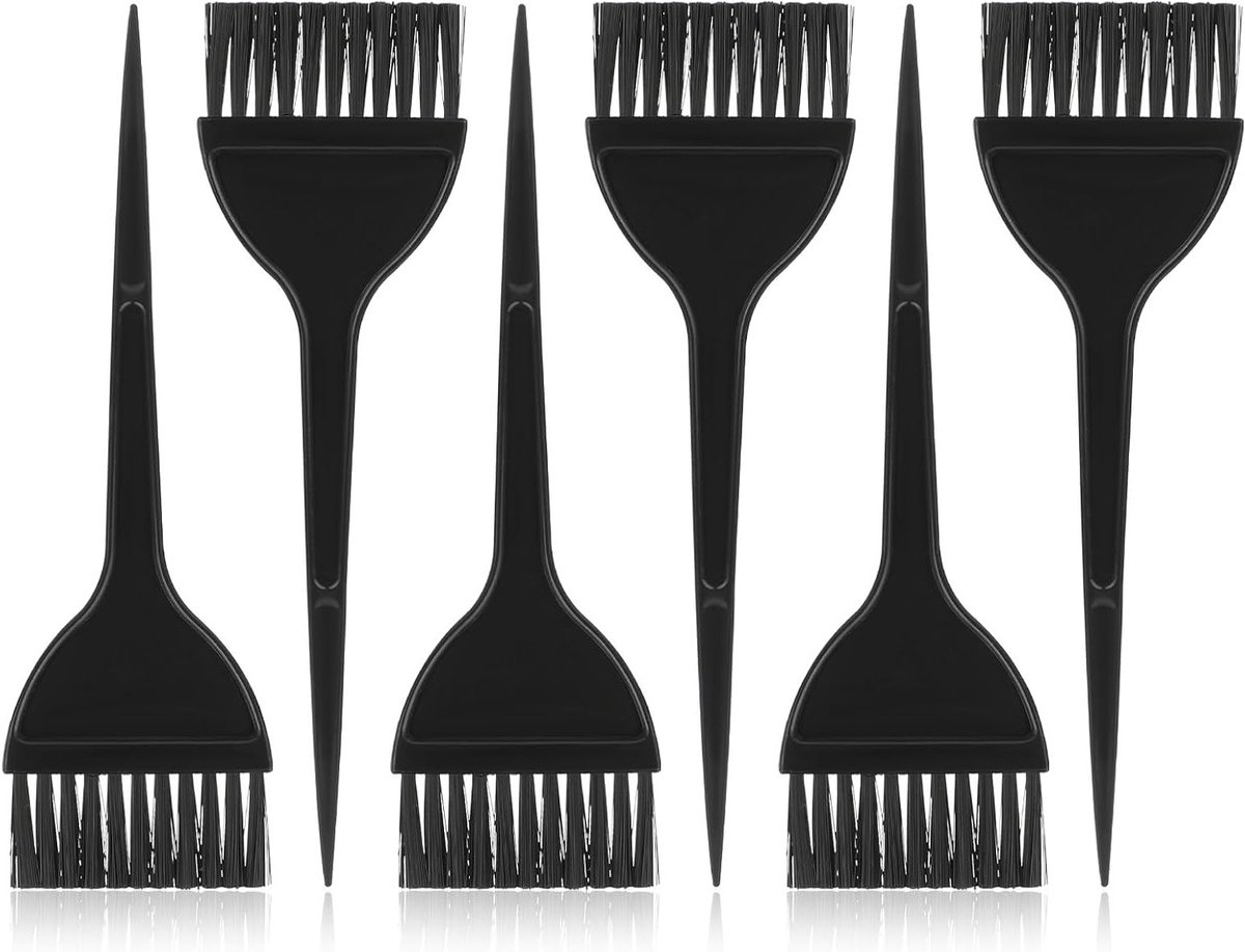 6 Stuks Haarverf Applicator Kwasten voor Kleuren, Stylist Benodigdheden en Salon Accessoires voor Vrouwen