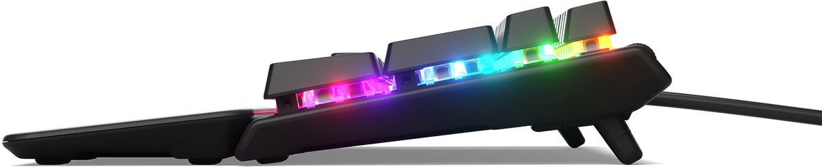 SteelSeries Apex 5 - Bedraad RGB Gaming Toetsenbord - Hybride Mechanische Switches - QWERTY US - Zwart thumbnail 6