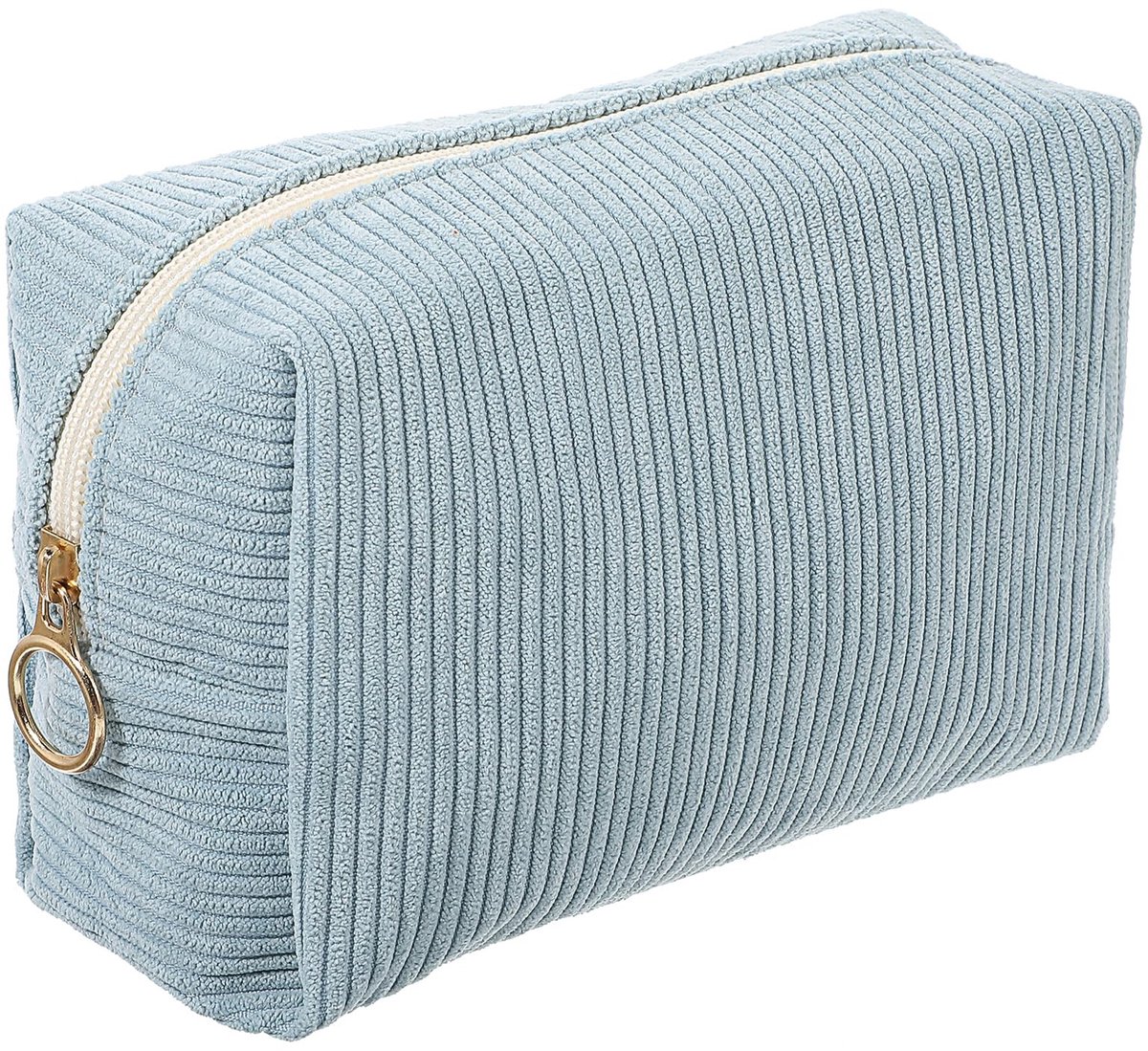 Seb2 - Makeup Bag Small - Multifunctionele Reistas - Ruime Capaciteit - Blauw - Cosmetica Organizer - Voor Reis en Dagelijks Gebruik