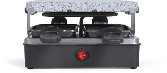 Gourmetstel - Steengrill 4 Personen - Bakplaat - Natuurstenen Plaat - Zwart - 22cm x 22cm x 12cm — afbeelding 2