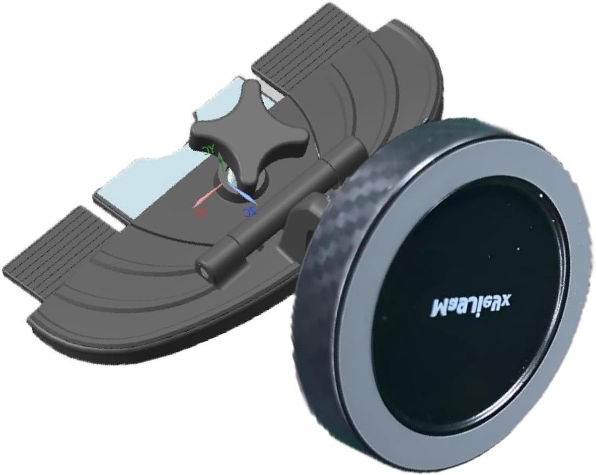 Magnetische Auto Telefoonhouder voor CD Sleuf - Universele Smartphone Steun voor Auto met Sterke Bevestiging en Verstelbare Hoek