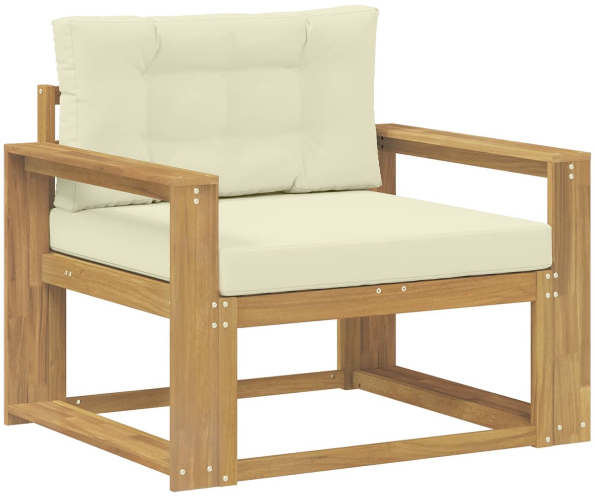 vidaXL - Buiten - Midden - Sofa - Polyester - Wit