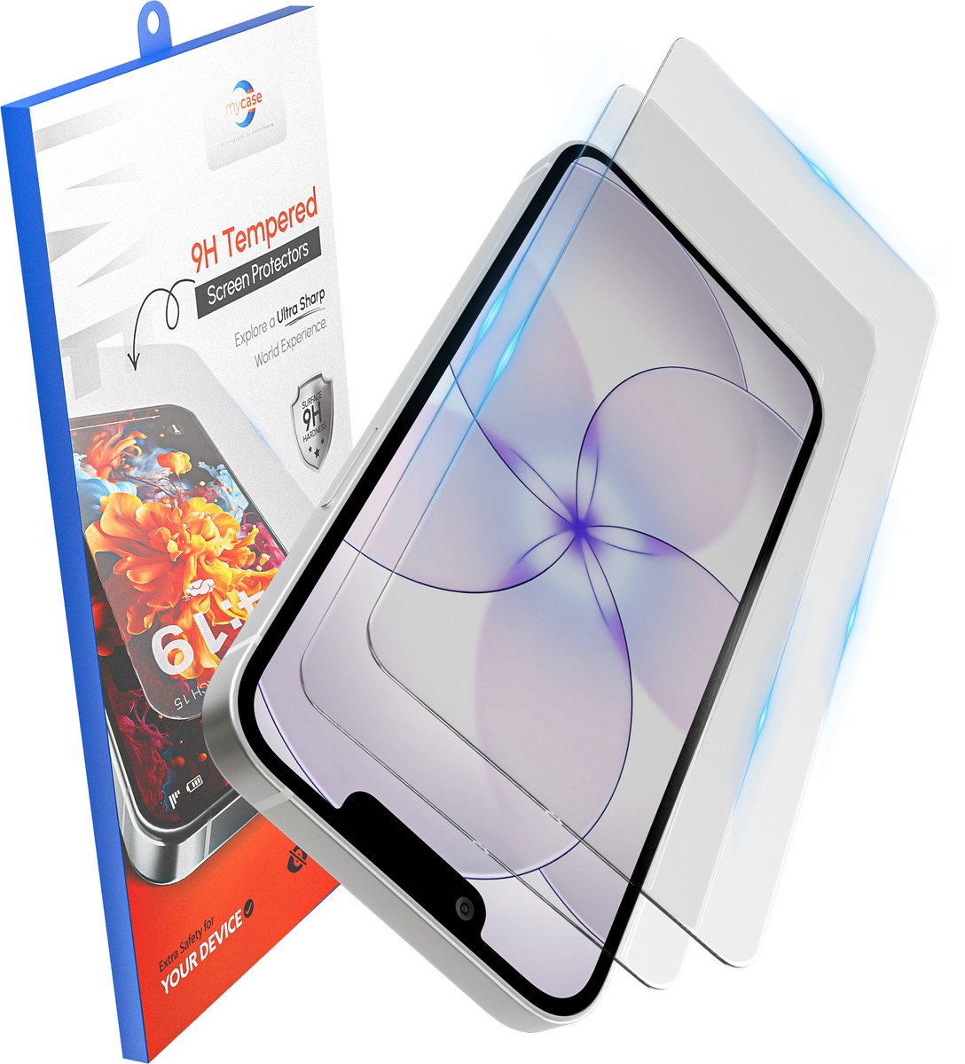 Geschikt voor iPhone 16e/17e Screenprotector - 2 stuks extra sterk beschermglas