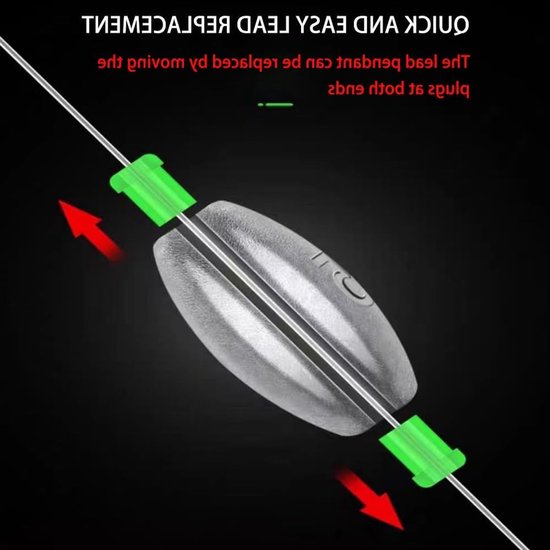 Drop Shot Gewichten Set - 30 Stuks, Lood en Zink voor Zeevissen, Zoetwatervissen en Outdoor Sportactiviteiten - Verkrijgbaar in 2g/4g/6g/8g/10g/20g — afbeelding 3