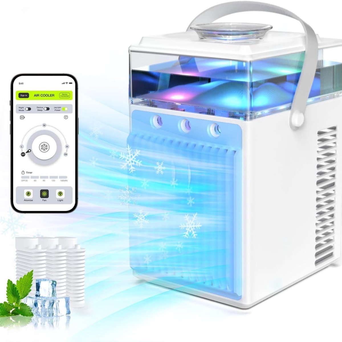 CLGP®Mini Airco - Kleine Aircooler - Wit