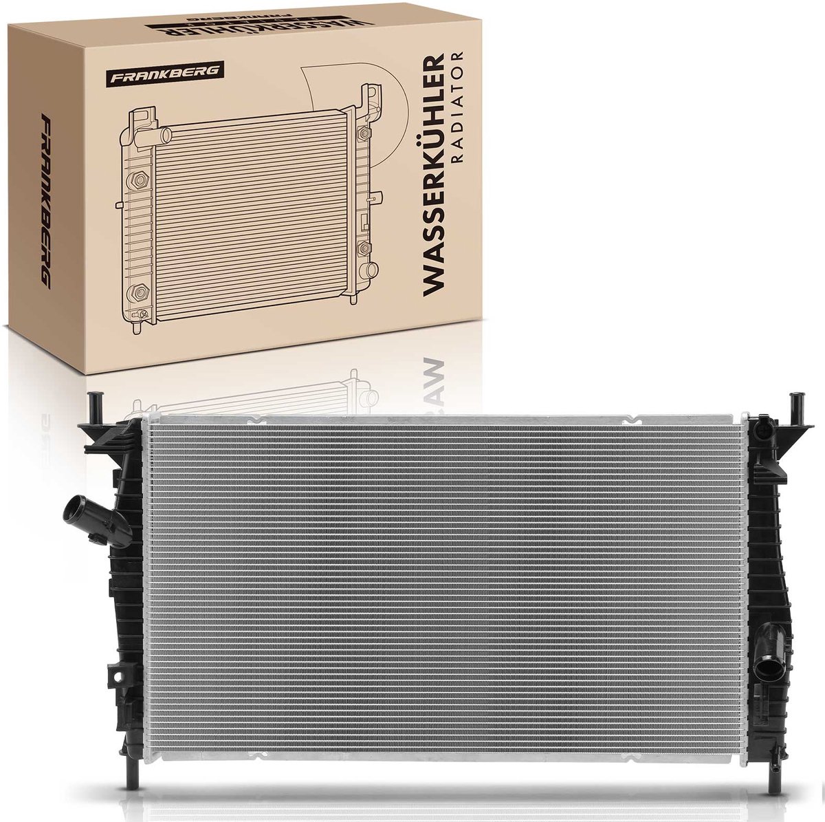 Frankberg 1x radiator waterkoeler motorkoeler voor Ford C-Max