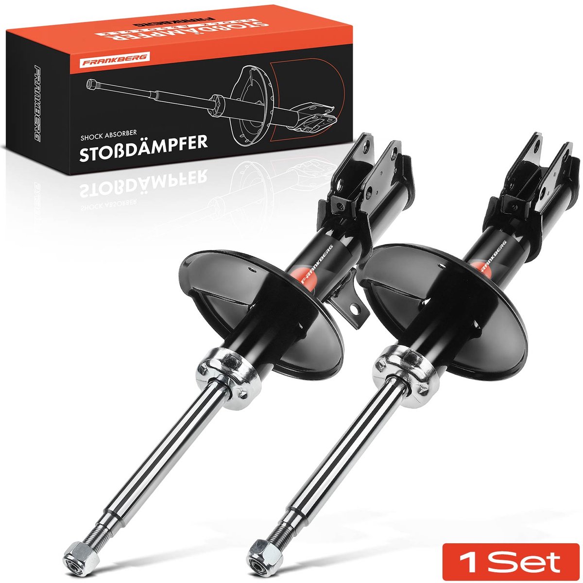 Frankberg 2x Demper Vooras voor Renault Twingo I C06 1.2L 2000-2007