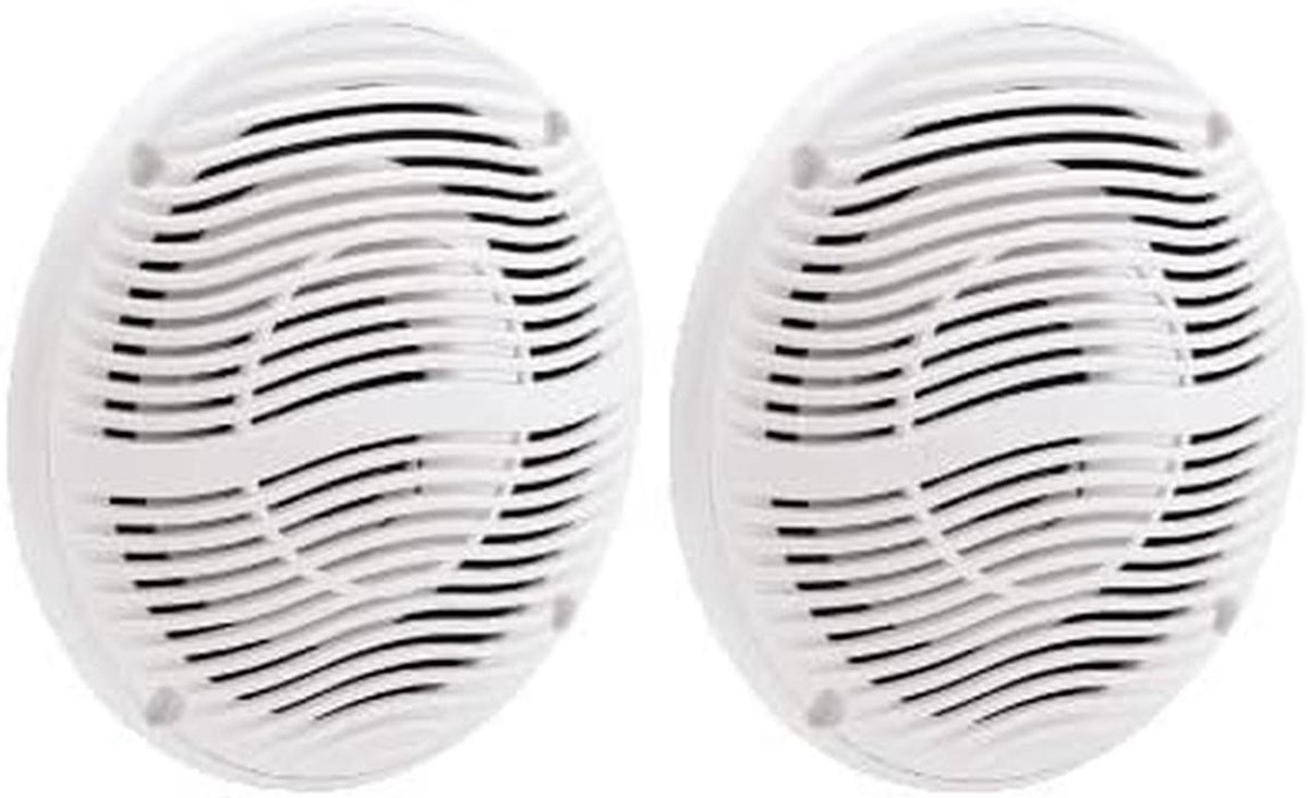 Luidsprekers Paar - Marine Geluid - Vaartuig Geluid - Hoogwaardig Kunststof - 5 Inch Woofer - Zwart