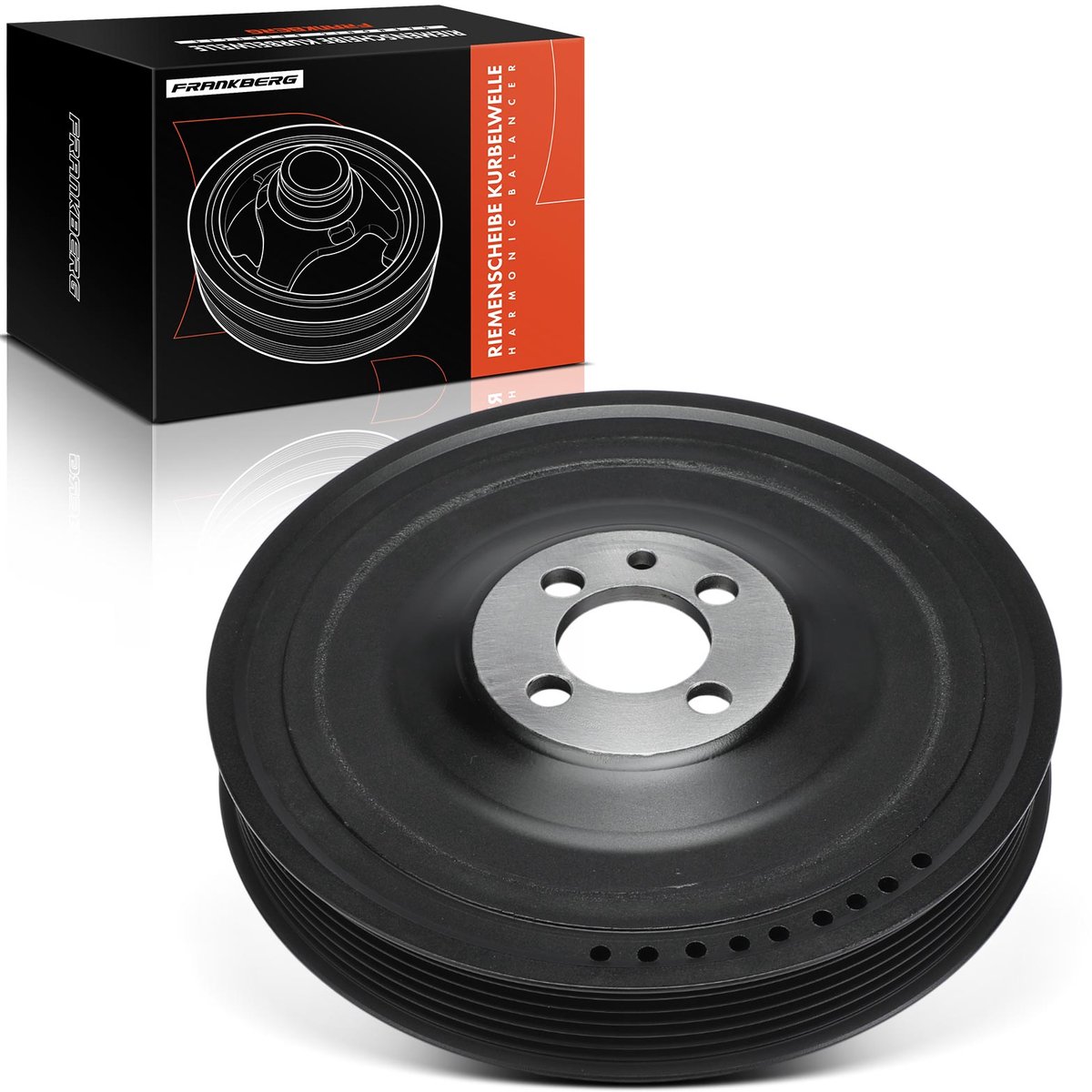 Frankberg 1x Riemenschijf Krukas voor Opel Astra H A04 Saab 9-3 YS3F