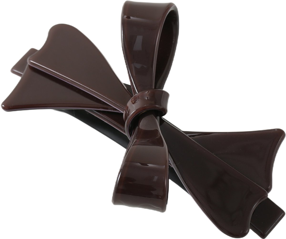 Emilie Collection - haarspeld - strik - bruin - chique