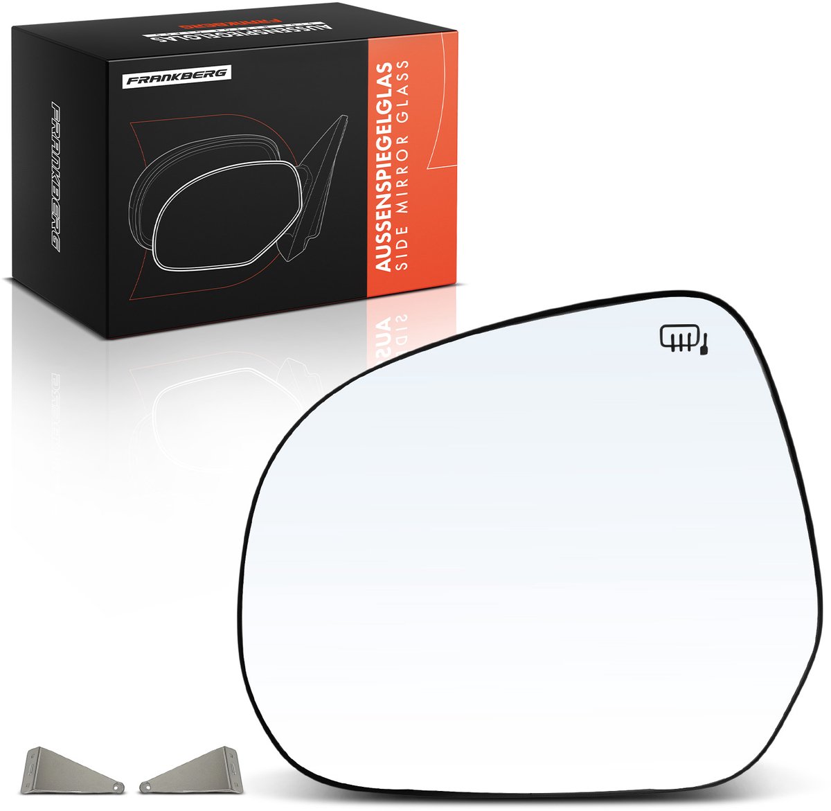 Frankberg 1x Buitenspiegelglas links voor Opel