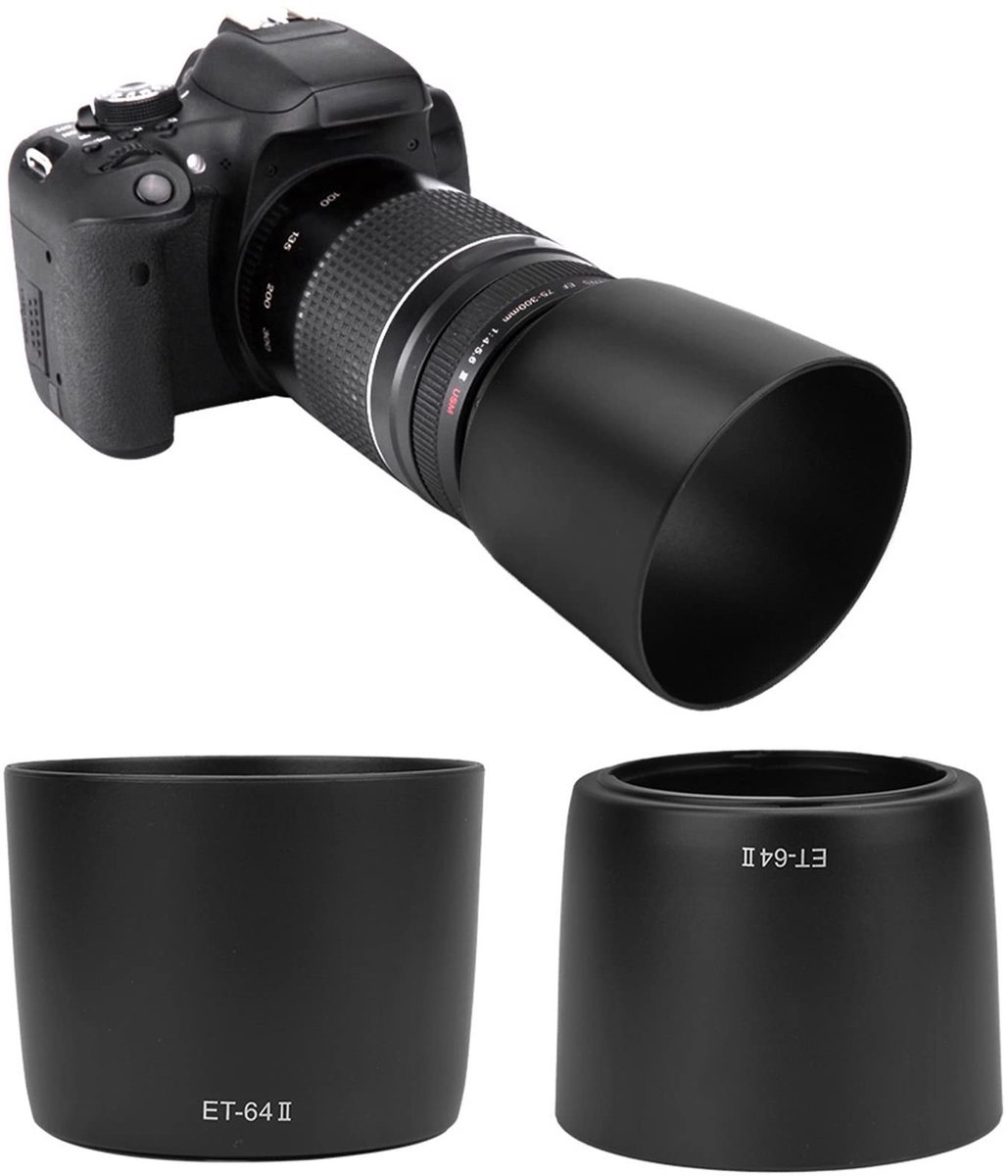 Store_8 - Zoom Lens 70-300mm - Camera Zonnekap - Lichtbestendig - Schaduw Bescherming - Fotografie Accessoire - Voor 75300mm