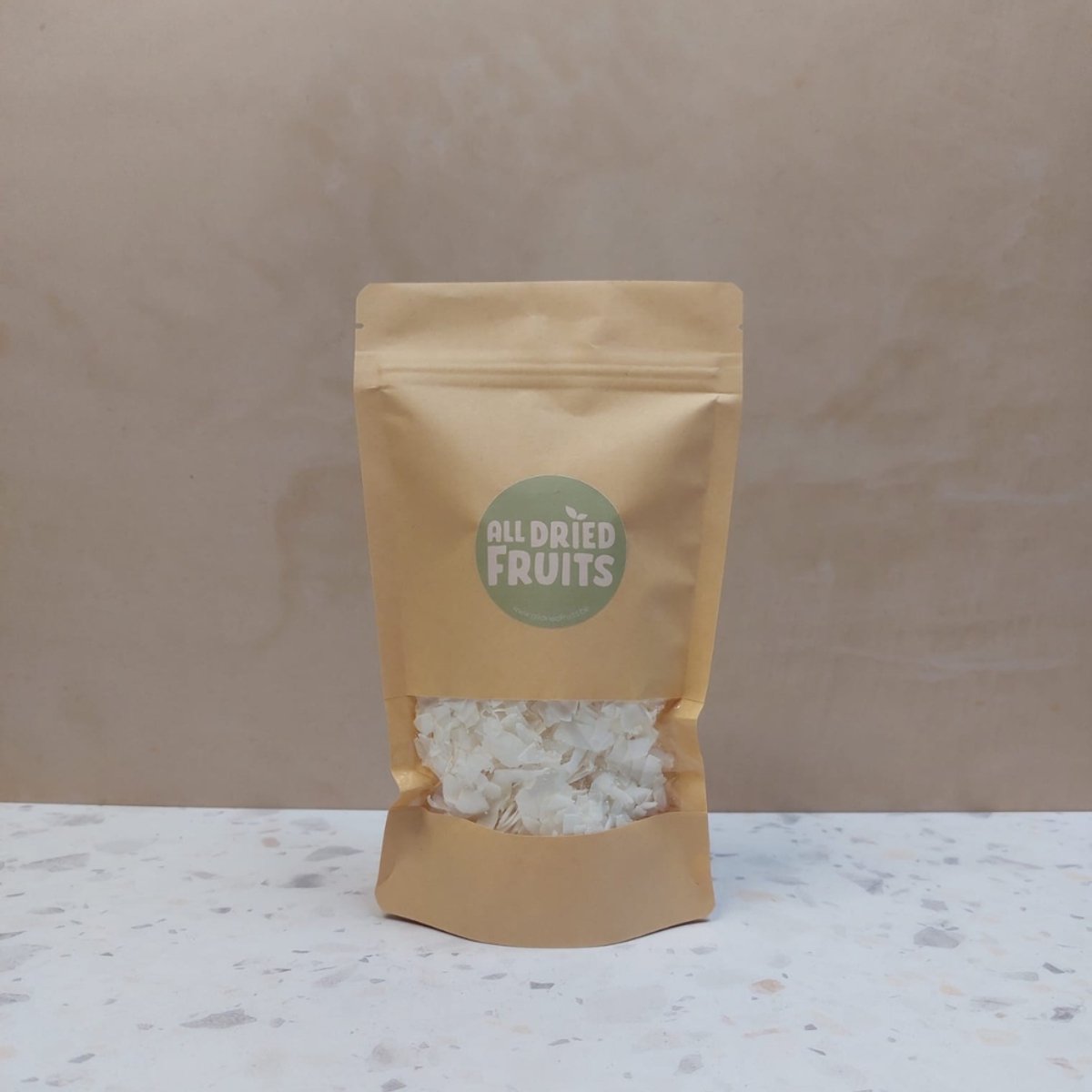 All Dried Fruits - Gedroogde kokosschilfers - Gedroogde fruitsnack - zakje 100g