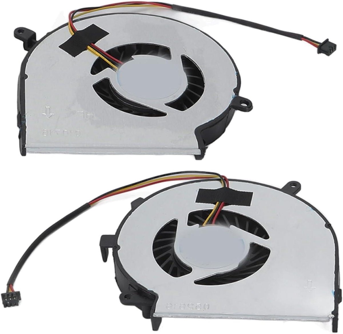 Koelventilator Laptop - CPU GPU Ventilator - Warmte Afvoeren - 3-pins Connector - 15x10x4 cm - Zilver
