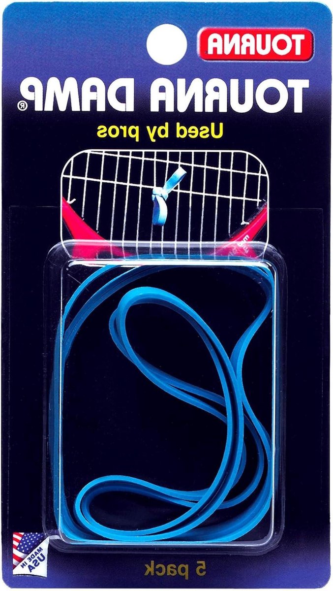 Badaccessoires Tourna Damp - Tennis Schokdemper - Trillingen Dempen - Unieke Damp Technologie - 12 x 5 x 1 cm