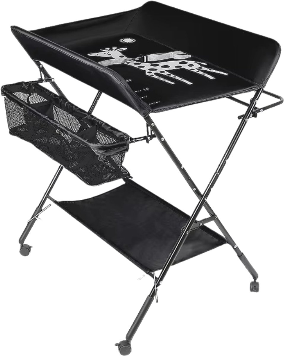 HHHK Opvouwbare Luiertafel Zwart